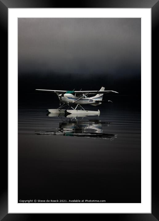 Plane Sailing 2 Framed Mounted Print by Steve de Roeck