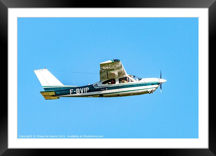 Cessna 177 Cardinal F-BVIP Framed Mounted Print by Steve de Roeck