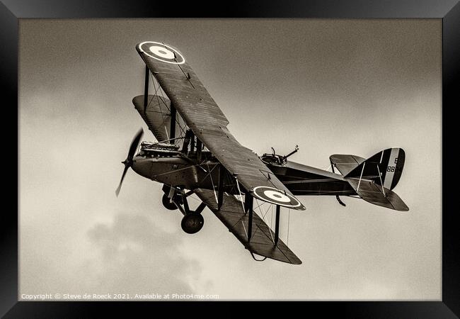 De Havilland DH9 Framed Print by Steve de Roeck