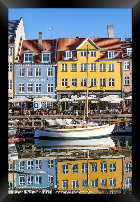 COPENHAGEN Quiet Nyhavn Framed Print by Melanie Viola