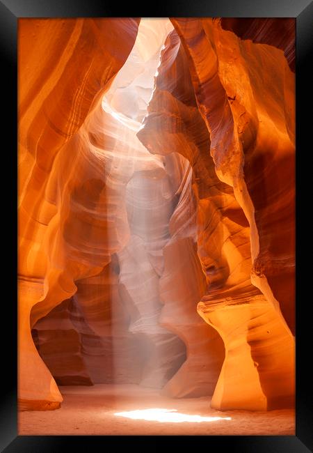 Beautiful Antelope Canyon Framed Print by Melanie Viola