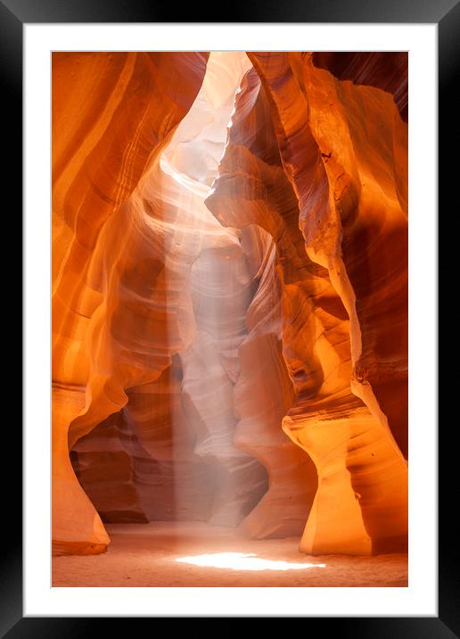 Beautiful Antelope Canyon Framed Mounted Print by Melanie Viola