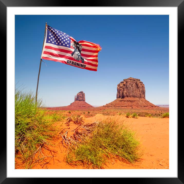 Monument Valley USA Framed Mounted Print by Melanie Viola