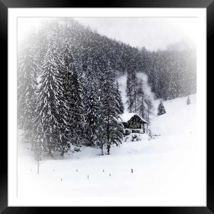 Bavarian Winter's Tale IX Framed Mounted Print by Melanie Viola