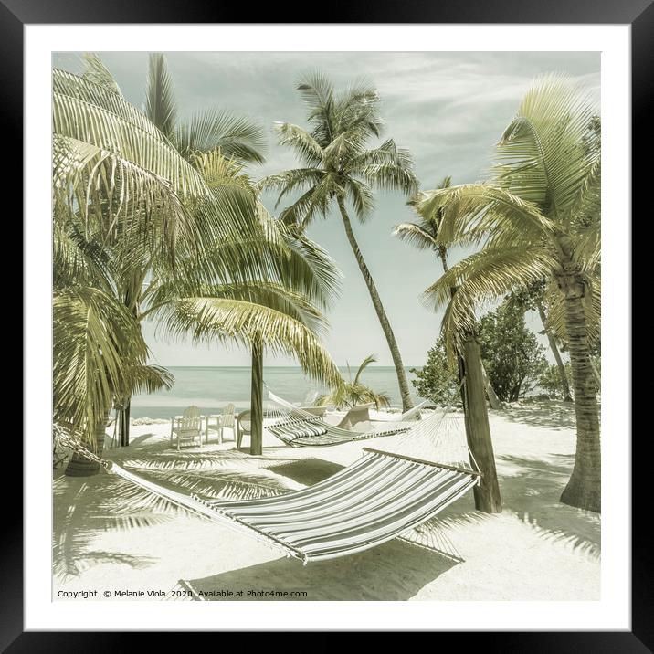 FLORIDA Heavenly Place | Vintage Framed Mounted Print by Melanie Viola