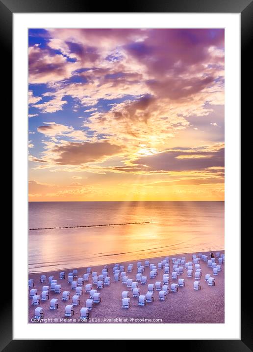 BALTIC SEA Sunrise  Framed Mounted Print by Melanie Viola