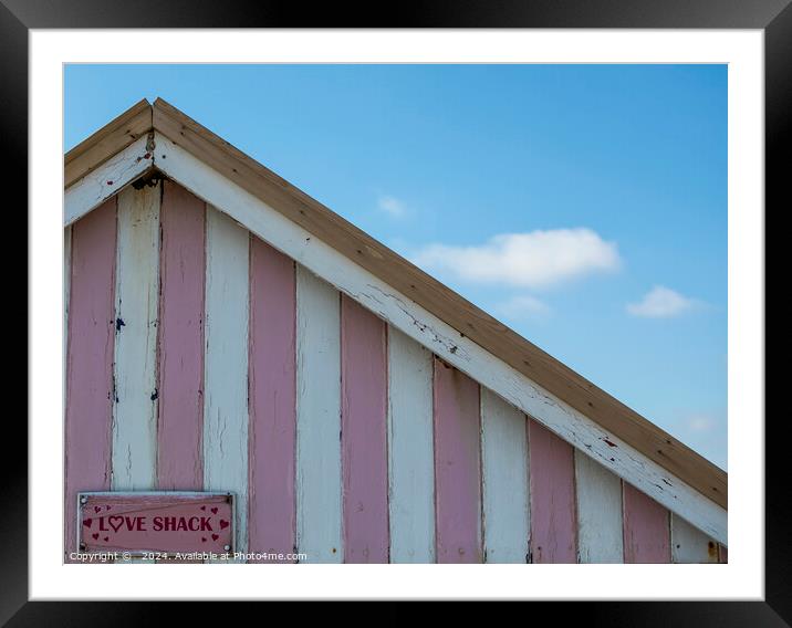 Love Shack Framed Mounted Print by Peter Towle