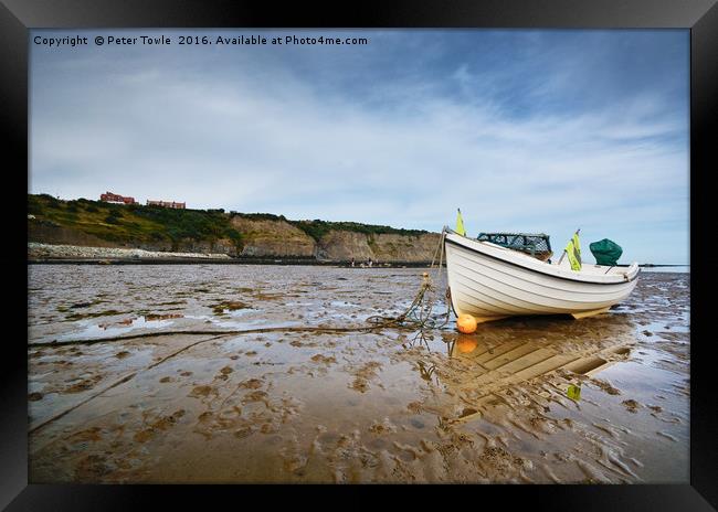 Robin Hood's Bay, Yorkshire, UK Framed Print by Peter Towle