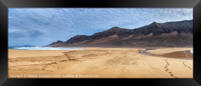 Cofete Beach, Fuerteventura Framed Print by Aleksey Zaharinov