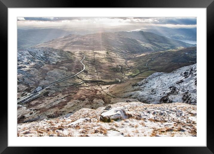 The Kirkstone Pass Framed Mounted Print by Rob Mcewen