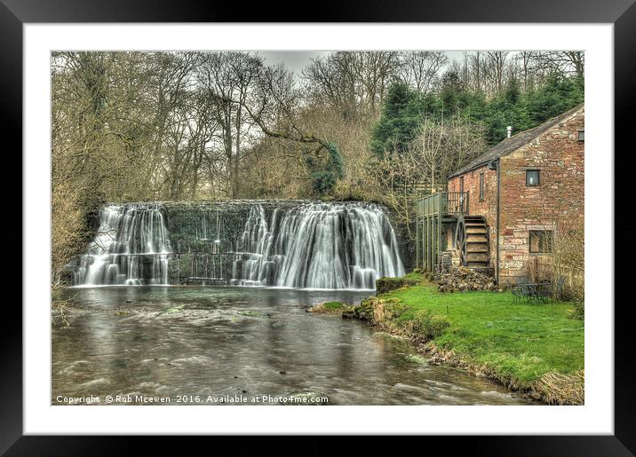 Rutter Falls,Appleby Framed Mounted Print by Rob Mcewen