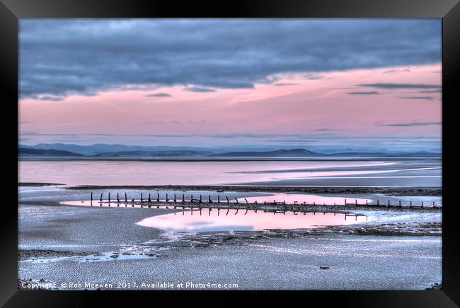 Morecambe Bay Framed Print by Rob Mcewen