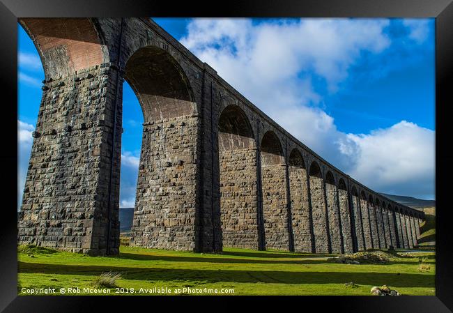 The Ribblehead Viaduct Framed Print by Rob Mcewen