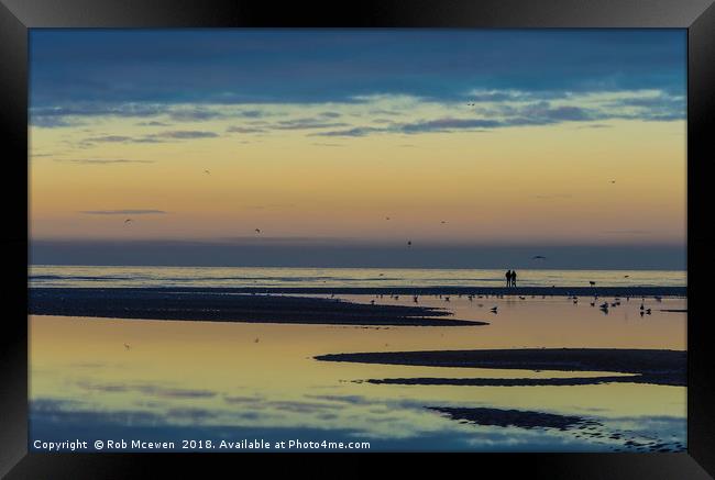 Ainsdale Sands Southport UK Framed Print by Rob Mcewen