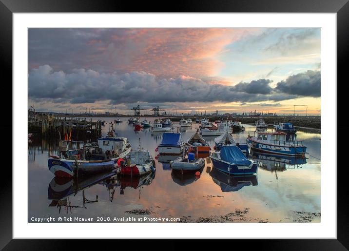 Paddy's Hole Framed Mounted Print by Rob Mcewen