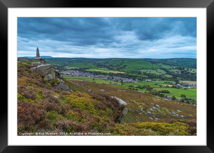 Wainman's Pinnacle Framed Mounted Print by Rob Mcewen