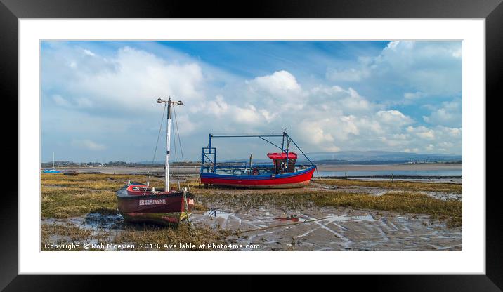 Sunderland Point Framed Mounted Print by Rob Mcewen