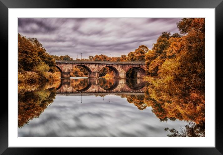 Bothwell Bridge Framed Mounted Print by Angela H