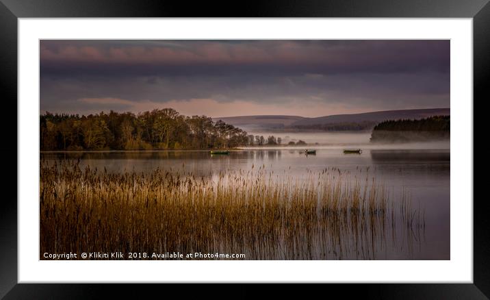 Lake Of Menteith Framed Mounted Print by Angela H