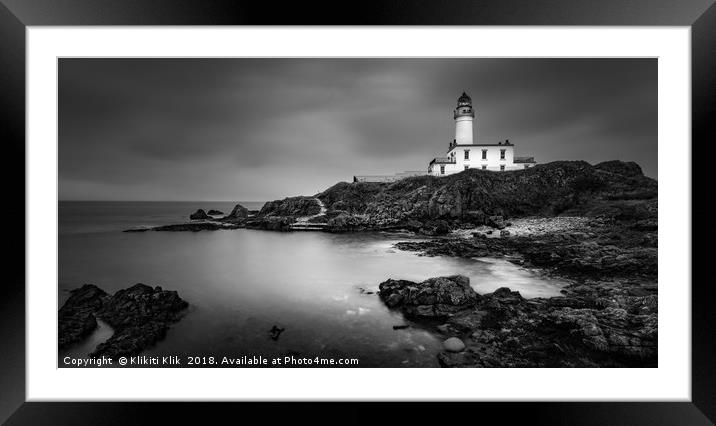 Turnberry Lighthouse Framed Mounted Print by Angela H