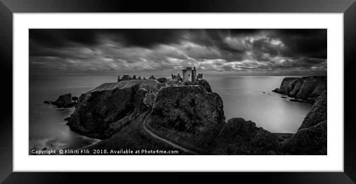 Dunnottar Castle Framed Mounted Print by Angela H