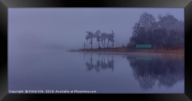 Loch Ard sunrise Framed Print by Angela H