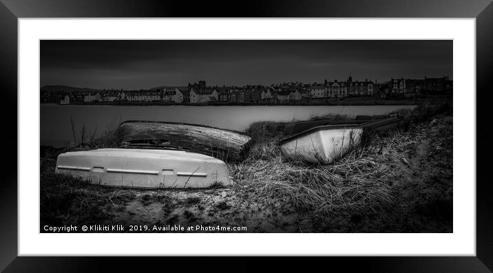 Boats in Elie, Fife Framed Mounted Print by Angela H