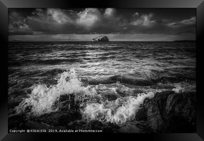 The Bass Rock Framed Print by Angela H