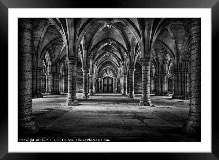 The Cloisters Framed Mounted Print by Angela H