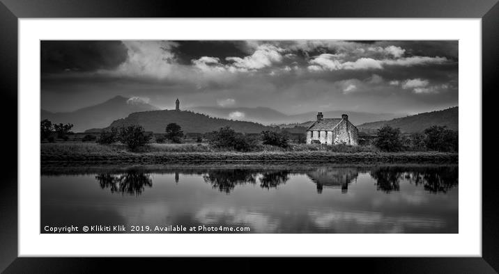 The Wallace Monument Framed Mounted Print by Angela H
