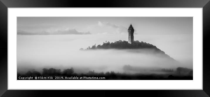The Wallace Monument Framed Mounted Print by Angela H