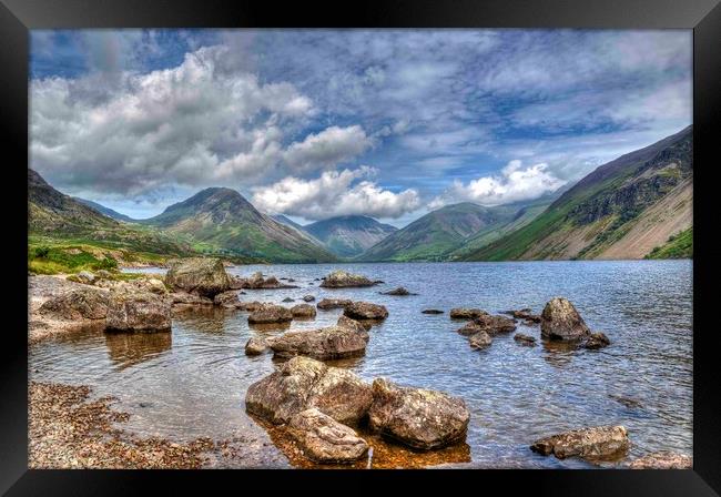 Wastwater Framed Print by Simon Wells