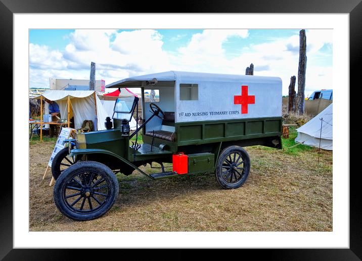 Ambulance on call Framed Mounted Print by Grant Lewis