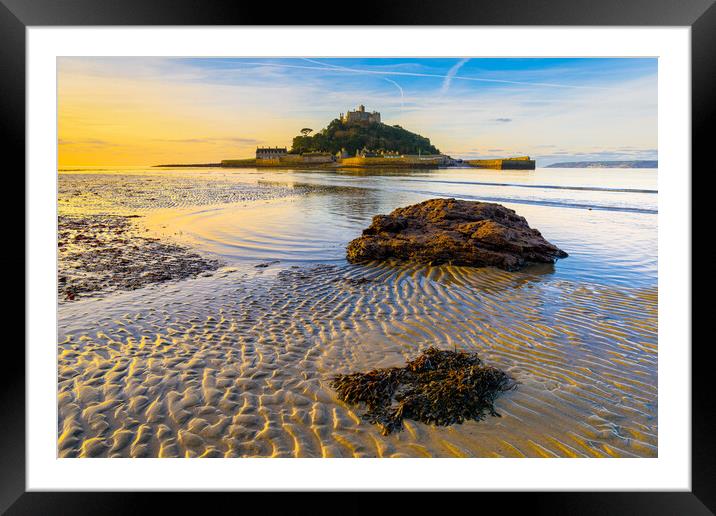Saint Michael's Mount, Cornwall Framed Mounted Print by Michael Brookes