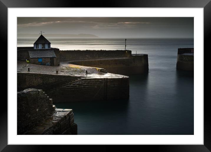 The harbour masters' office Framed Mounted Print by Michael Brookes