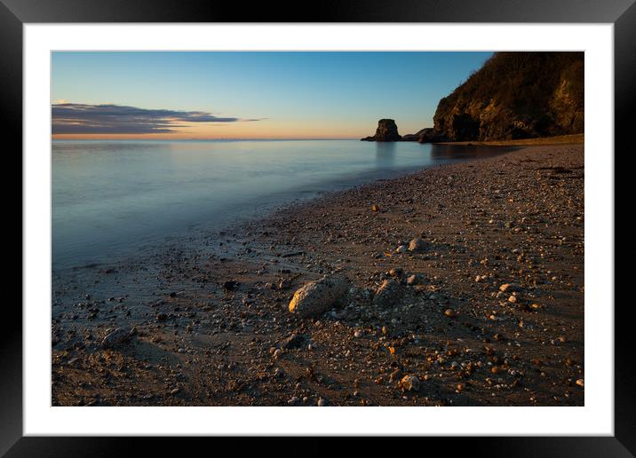 Sea of Glass Framed Mounted Print by Michael Brookes