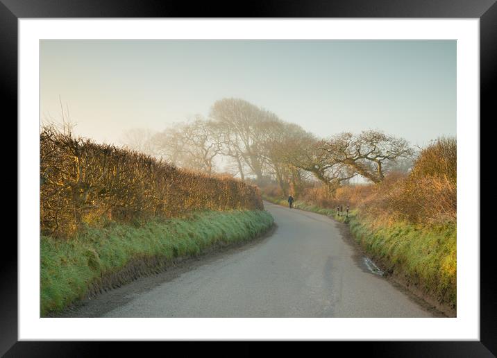 Solitude Framed Mounted Print by Michael Brookes