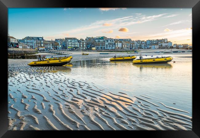 Porthminster Beach St Ives Framed Print by Michael Brookes