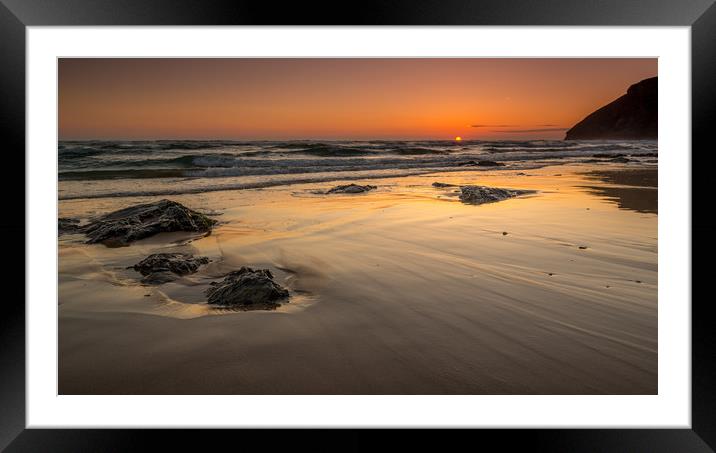 Like Gold Framed Mounted Print by Michael Brookes