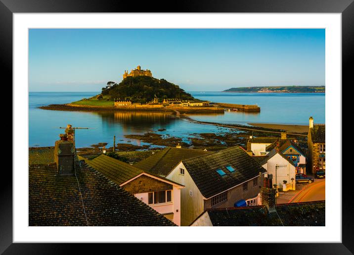 St Michael's Mount, Marazion, Cornwall Framed Mounted Print by Michael Brookes