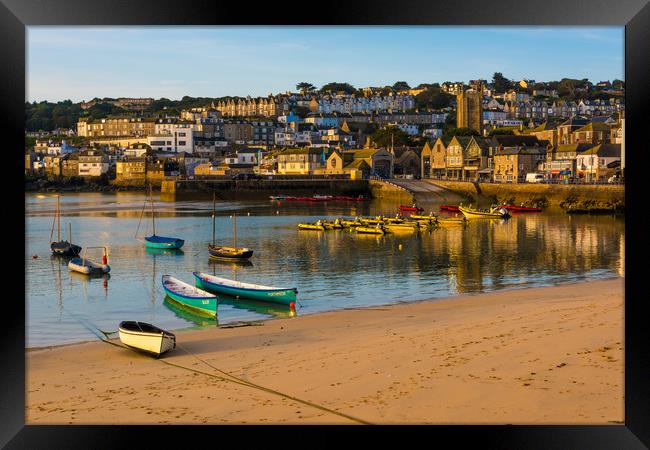 Lovely St Ives, Cornwall, UK Framed Print by Michael Brookes