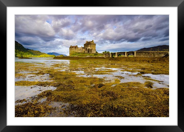 Eilean Donan castle Highlands Scotland  Framed Mounted Print by Michael Brookes