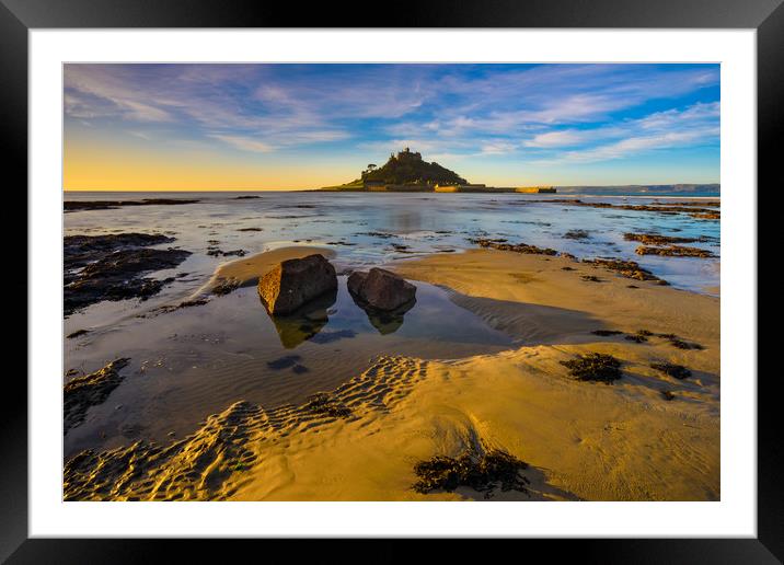 Perfect at the Mount Framed Mounted Print by Michael Brookes
