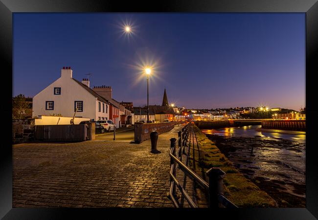 Maryport, Cumbria new dawn  Framed Print by Michael Brookes