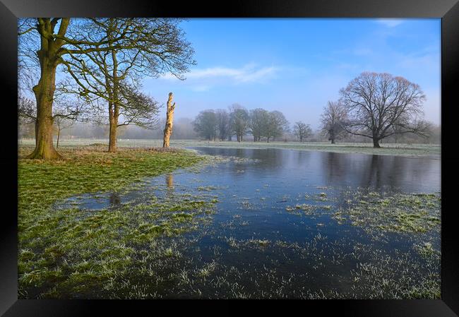 Winter Carlisle Cumbria UK Framed Print by Michael Brookes