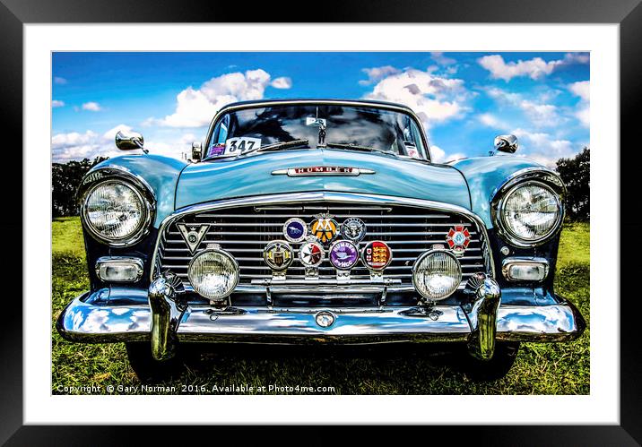 1958 Humber Hawk Series I Framed Mounted Print by Gary Norman
