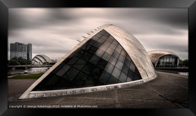 Glasgow Science Centre Framed Print by George Robertson