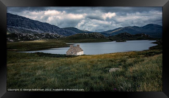 Lock Stack and Arkle in Scottish Highlands Framed Print by George Robertson