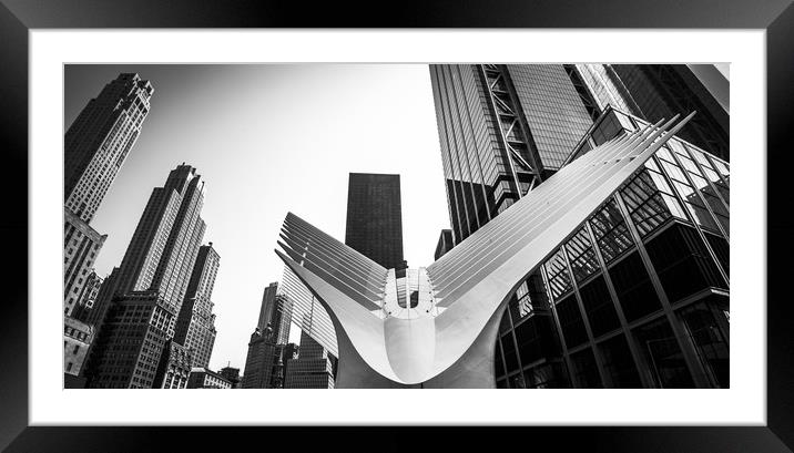The Oculus building, New York City Framed Mounted Print by George Robertson