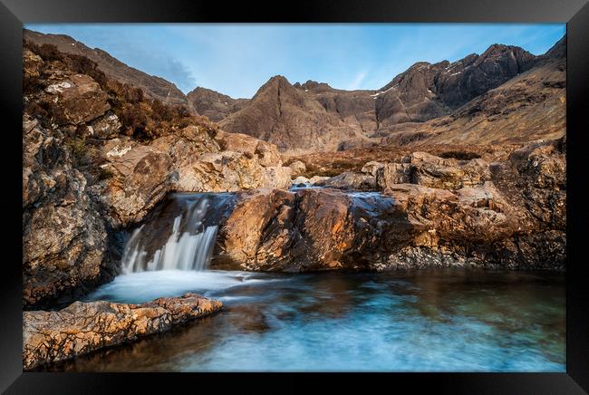 The Fairy Pools  on Skye Framed Print by George Robertson